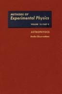 Astrophysics (Methods of Experimental Physics)
