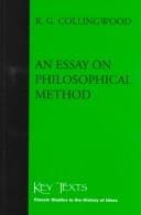 An Essay on philosophical method