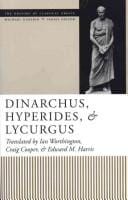 Dinarchus, Hyperides, and Lycurgus