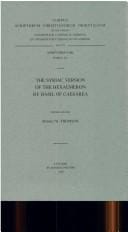 The Syriac Version of the Hexaemeron by Basil of Caesarea Syr. 223.