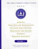 Heart Attack Prevention, Hypertension and Stroke, Lung Disorders, Memory, Nutrition and Weight Control, Prostate Disorders, Vision (Johns Hopkins White Papers Vol 2)