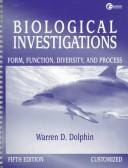 Biological Investigations: Customized