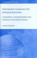 MULTINATIONAL COMPANIES FROM EMERGING ECONOMIES: COMPOSITION, CONCEPTUALIZATION AND DIRECTION IN THE GLOBAL...
