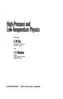 High-pressure and low-temperature physics