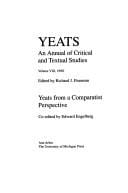 Yeats: An Annual of Critical and Textual Studies, Volume VIII, 1990 (Yeats: An Annual of Critical and Textual Studies)