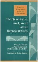 quantitative analysis of social representations