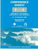 International Semiconductor Laser Conference Proceedings