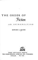 Order of Fiction an Introduction