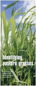 Identifying Pasture Grasses