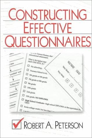 Constructing Effective Questionnaires