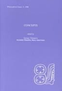 Concepts (Philosophical Issues Series Volume 9)