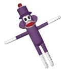 Sock Monkey Bendy Toy (Sock Monkey)