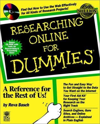 Researching online for dummies