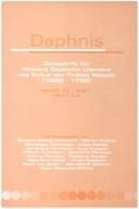 Zeitschrift fur Mittlere Deutsche Literatur und Kultur der Fruhen Neuzeit (Daphnis Band 30 - 2001 Heft 3-4)