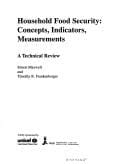 Household food security: Concepts, indicators, measurements: a technical review