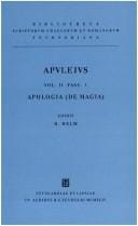 Opera Quae Supersunt: Pro Se De Magia Liber Apologia (Bibliotheca Teubneriana)