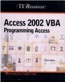IT Resources Access 2002 VBA Programming Access