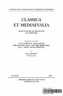 Classica Et Mediaevalia (Classica Et Mediaevalia - Revue Danoise De Philologie Et D'histoire)