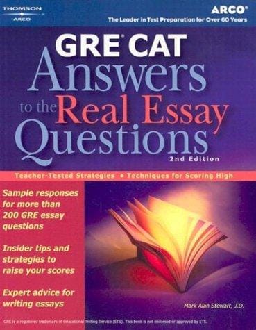 GRE CAT: answers to the real essay questions