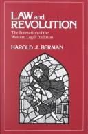Law and Revolution: The Formation of the Western Legal Tradition.