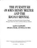 The Furniture of John Henry Belter and the Rococo Revival