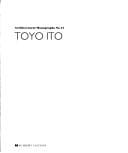 Toyo Ito (Architectural Monographs No 41)