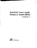 SAS/STATýý User's Guide, Version 6, Fourth Edition, Volumes 1 and 2