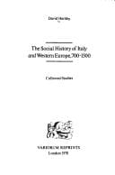 social history of Italy and Western Europe, 700-1500