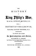 history of King Philip's War