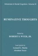 Ruminative Thoughts: Advances in Social Cognition, Volume IX (Advances in Social Cognition)