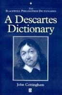 A Descartes dictionary