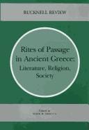 Rites of Passage in Ancient Greece (Bucknell Review)