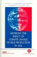 Modeling the impact of climate change on rice production in Asia