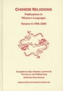 Chinese religions: publications in Western languages, volume 4, 1996-2000