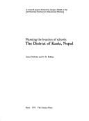Planning the location of schools: the District of Kaski, Nepal.