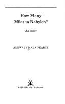 How Many Miles to Babylon?