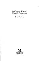 A Course Book in English Grammar (Studies in English Language)