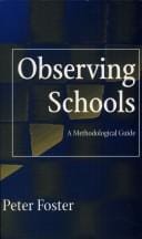 Observing schools: a methodological guide