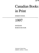 Canadian Books in Print 1997: Subject Index (Canadian Books in Print Subject Index)