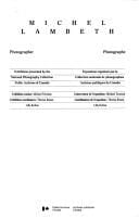 Michel Lambeth: photographer