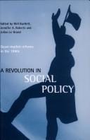 Revolution in Social Policy: Quasi-Market Reforms in the 1990s