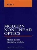 Part 1, Modern Nonlinear Optics