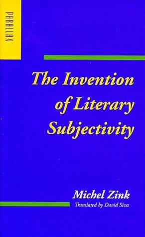 The invention of literary subjectivity
