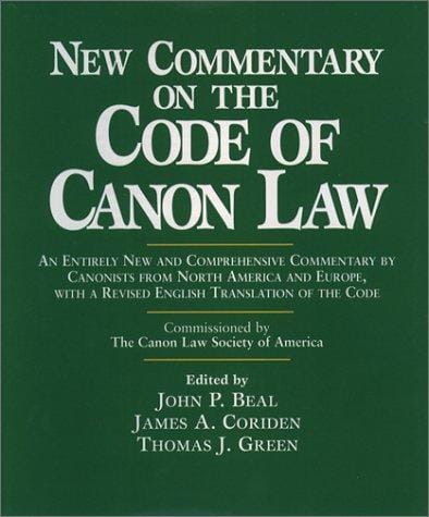 New commentary on the Code of Canon Law