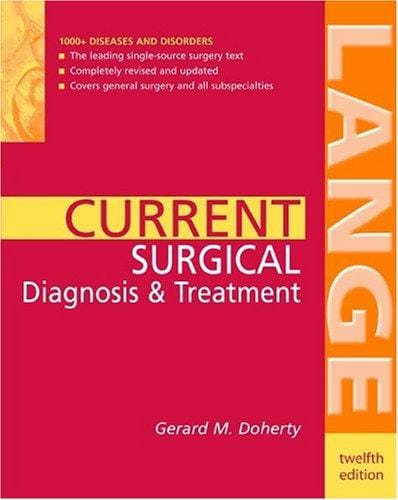 Current Surgical Diagnosis & Treatment (Current Surgical Diagnosis and Treatment)