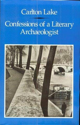 Confessions of a literary archaeologist