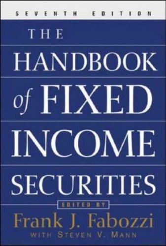 The Handbook of Fixed Income Securities