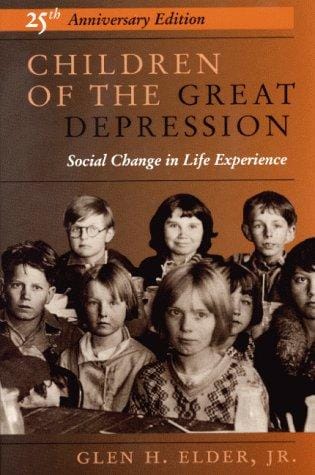 Children of the great depression: social change in life experience