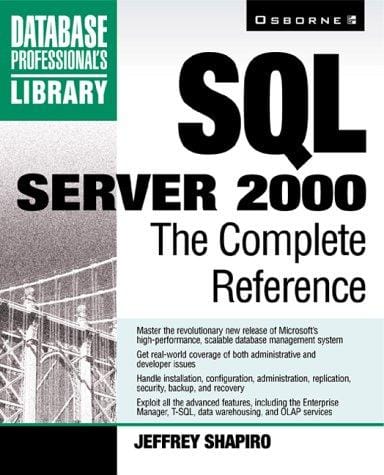 SQL Server 2000: The Complete Reference