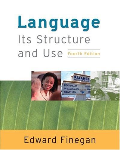 Language: its structure and use